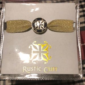 Gold/Black Rustic Cuff hairtie